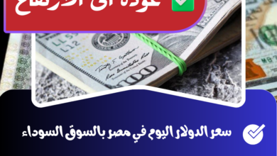 سعر الدولار في السوق السوداء والبنوك